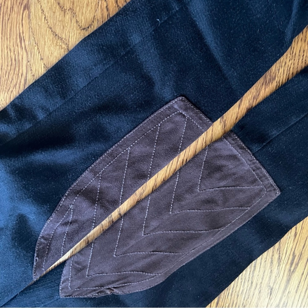 Lauren Ralph Lauren Black Leggings with Brown Accents - Picture 5 of 5